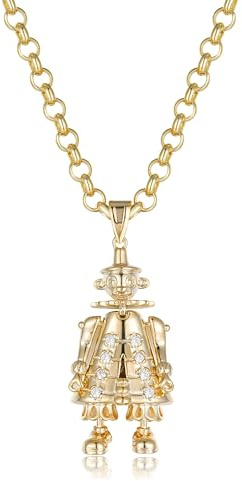 THE BLING KING 10mm Women’s Two-Tone Gold Plated & Silver Gypsy Link Belcher Bracelet – 8.5 Inches, 52g