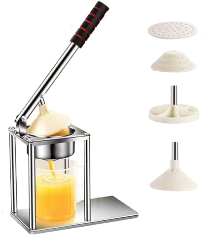 Spremiagrumi - Spremiagrumi manuale | Pressa per vino manuale per frutta | Spremiagrumi maual | Pressa manul ad alte prestazioni realizzata in acciaio inossidabile ABS e lega di alluminio | Assistente