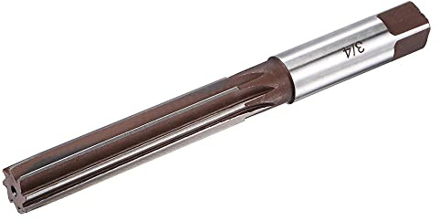 uxcell 3/4 Hand Reamer H8 Accuracy Alloy Tool Steel 8 Flutes Straight Shank Milling Cutter Tool