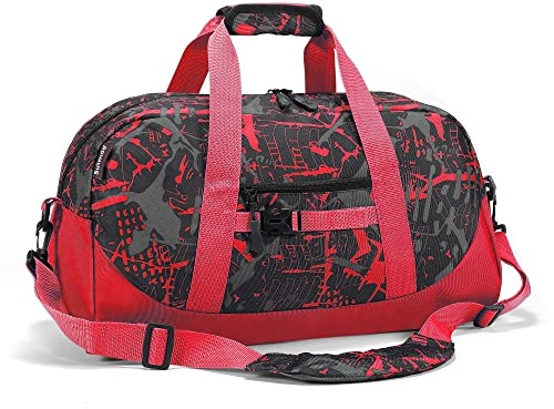 Stumdo Kids Overnighter Duffel Bags for kids, Carry-On Size & Ideal for School Practice or Overnight Travel Weekender Tote for Travel Gym Sport bag for Boys & Girls (11tyhong)