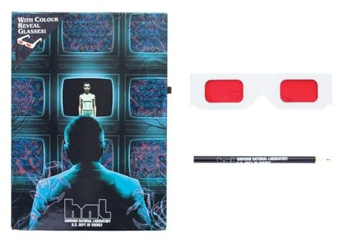 Paladone Hawkins Lab Thermoeffekt Notizbuch und Bleistift CDU 12, Multicolor, 9878