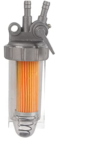 Separatore Acqua Carburante, Filtro Generatore Diesel, Filtro Carburante Benzina Efficiente in ABS, Filtro Tubo in Linea Diesel (186Fa 178Fa 186F 5KW)