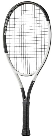 HEAD Speed Jr.25 Raqueta de Tenis, Unisex Youth, Negro/Gris Mate, 8-10 años