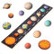 Montessori Giocattoli Sistema Solare per Bambini, Puzzle Legno Pianeti Sistema Solare Giochi Educativi Regalo per Ragazzi e Ragazzeetà 3 4 5 Anni
