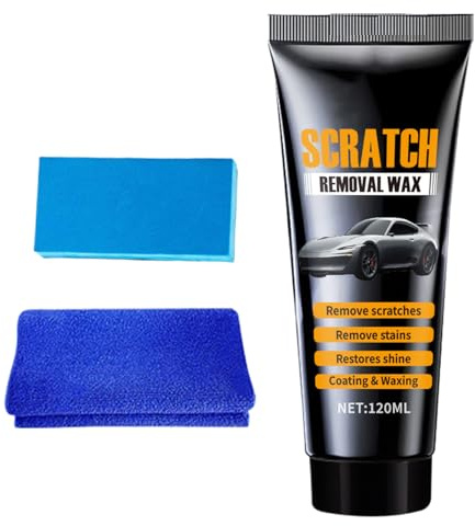 Removedor De Rayaduras Para Coche - 120 Ml Restaurador De Remolinos Para Auto | Reparador De Arañazos Para Vehículos,Para Detallado Mantenimiento Restauración Protección Exterior Recubrimiento Faro