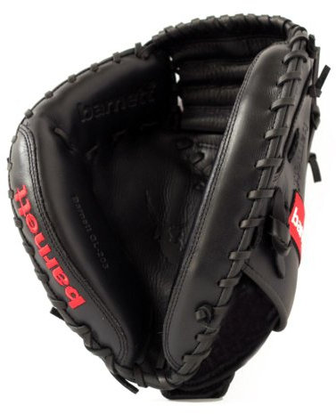 GL-203 RH schwarz Baseball Handschuh Fänger (Catcher) Erwachsene, Grösse 33 (für Linkshänder, Wird an der rechten Hand getragen)