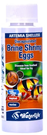 Artemia Shelless Brine Shimp Eggs By Waterlife 100ml * New Size