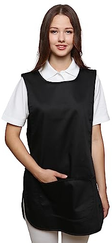 Mirabella Health & Beauty Chasuble de Travail Tablier Hygea Unisexe Noir L