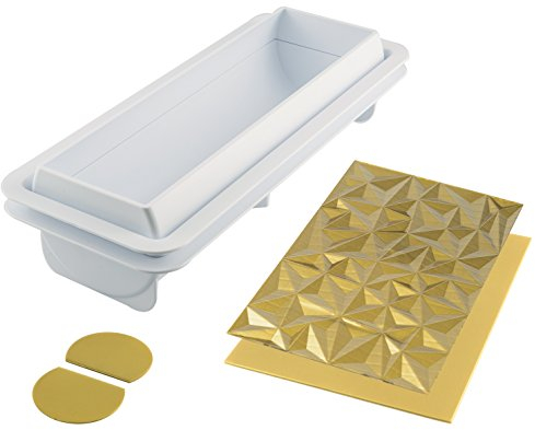 Silikomart Diamond Buche Stampo in Silicone, Multicolore, 25 x 8 x 6.7 cm