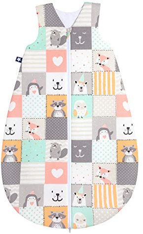 Julius Zöllner Baby Sommerschlafsack aus 100% Baumwolle, Größe 90, Standard 100 by OEKO-TEX, made in Germany, Memory