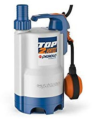 Vortex - Electrobomba sumergible PEDROLLO monofásica, modelo Top 2 Vortex para aguas sucias