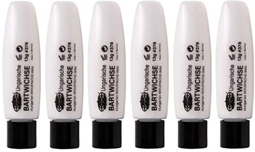 6er Ungarische Bartwichse farblos Moustache Wax Stern Bremen 13 g