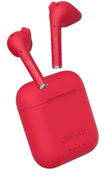 DEFUNC True Talk - Auriculares intrauditivos inalámbricos con micrófono ENC con cancelación de ruido, auriculares Bluetooth 5.2, funda de carga rápida, control táctil, IPX4 a prueba de agua y sudor,