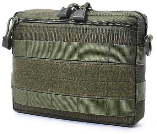 Bolsa táctica Molle Militar Gear Tool Pack Outdoor Emergency Medical Bag para Chaleco, Mochila, Caza Bolsa de Accesorios (Green)