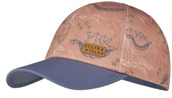 Sterntaler Basecap Dinokontur - Jungen Baseball Cap mit Metallschließe - Sommer Basecap aus Flammgarn Jersey - Sportive Baby und Kinder Schirmkappe, UV-Schutz 50+, lichtbraun, Größe 53