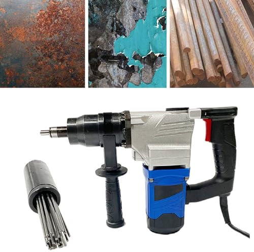 Rusopobe Scrostatore ad Aghi ad Alta Potenza da 1100 W, Pistola elettrica per la rimozione della ruggine di Livello Industriale, Multifunzione, Elettrico, per la rimozione della ruggine