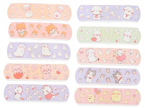 LOLIPPYY Cartoon Band Adhesive Bandages for Boys and Girls Breathable Wound Care Stickers Box