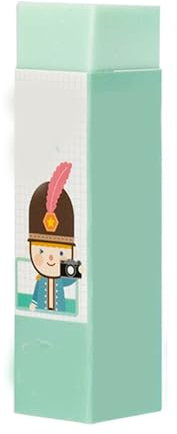 Färgat suddgummi Mjukt raderande Söt design PVC-material Skola kontorskonstklasser Tentor Papperstillbehör
