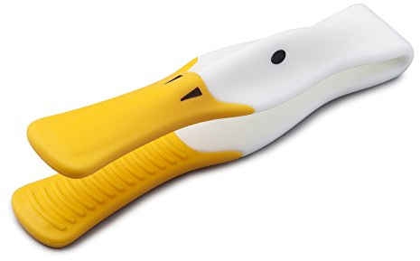 Zeal J202W Duck Toast Tongs, White