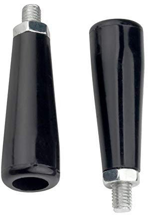 Yudesun Ferretería Accesorios Mango Giratorio Manija - M8 M10 Plástico Mango Giratorio Macho Rosca Sujeción Agarre Perillas para Fresado Máquina 2 Piezas
