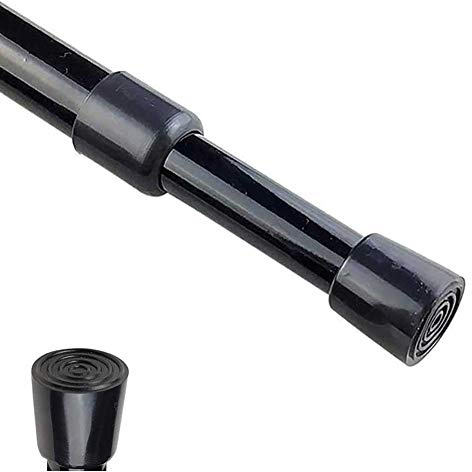 Aste per tende a molla da 60 a 100 cm, regolabili a molla, piccole e piccole, estensibili, resistenti, per cucina, bagno, finestra, libreria, armadio
