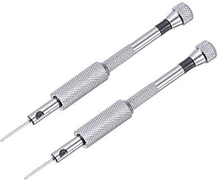uxcell Micro Precision Screwdriver, 1.0mm Flat Head for Watch Eyeglasses Electronics Repair 2 Pcs