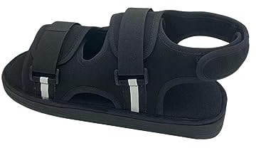 tuwiwol Convenient And Essential Gypsum Shoe For Foot Fracture Recovery Professional Rubber Toe Plaster Cast Boot Post Op Shoe, L
