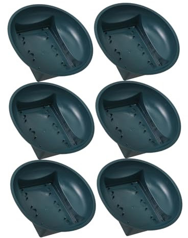 Milisten 6piezas Jarrones De Cementerio Recipientes para Flores Diseño Floral Macetas para Cementerio y Jardín Porta Flores Conmemorativo para Decorar