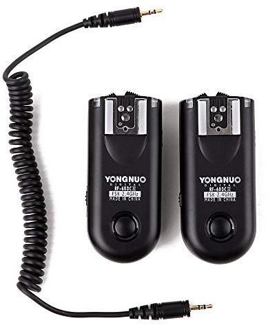 YONGNUO Disparador de flash inalámbrico RF-603II C1, para Canon DSLR 1100D / 1000D / 600D / 550D / 500D / 450D / 400D / 350D / 300D / 60D/70D