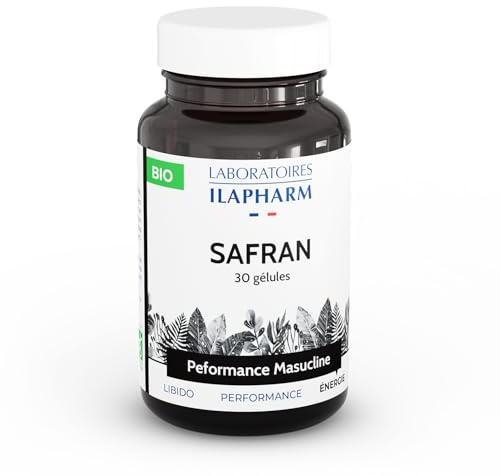Safran 30 Gélules - Performances Sexuelles - Capsules Faciles à Avaler- Laboratoires Ilapharm