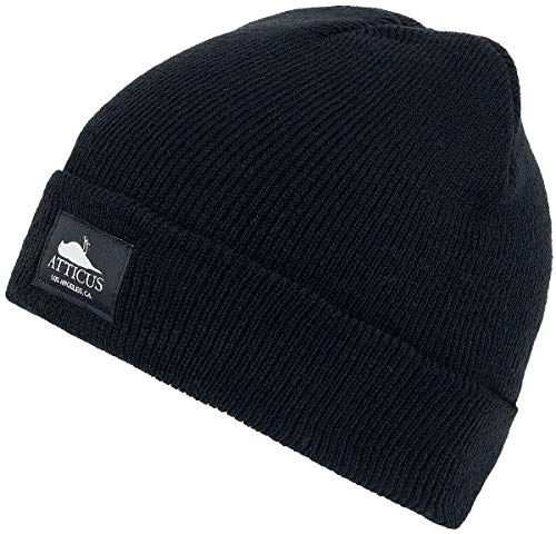 Atticus Berretto Woodsman Unisex Berretto nero, Nero , Taglia Unica