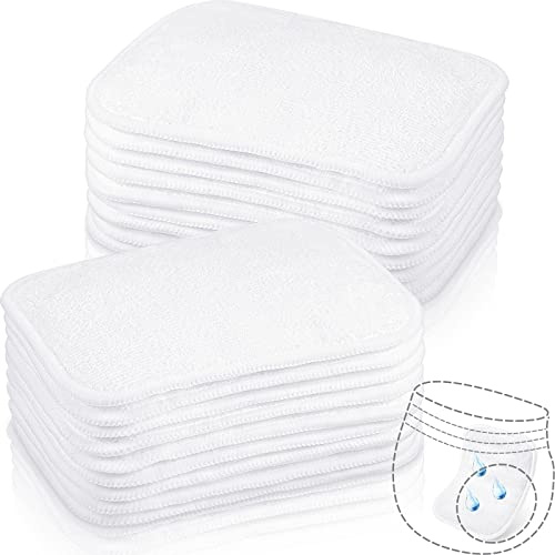 20 Pieces Dog Diaper Pads Washable Reusable Replaceable Diapers Liner Pads for Small Medium Dog (Female, Small)