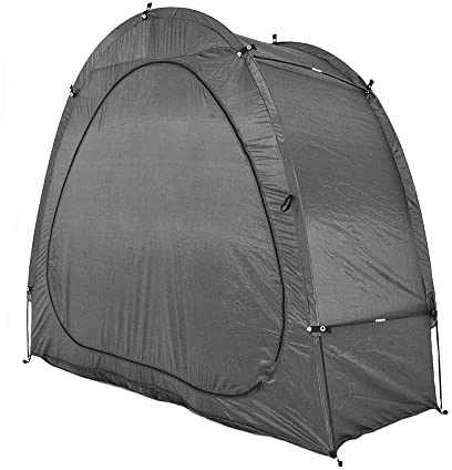Vilemoon Bike Storage Tent, Outdoor Portable Foldable Storage Sheds, Bike Covers Outside Garden Shelter for 1 Bike (Black)