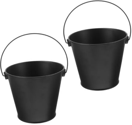 Gogogmee 2stücke Grillfetteimer Aus Metall Fett-öl-Eimer Wiederverwendbar Kompakter Grillöleimer Zum Sammeln Von Bratfett Für Outdoor-Grillen Und BBQ