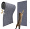 79 x 16 Cat Scratch Couch Furniture Protector, Scratcher Wall Pad from Cat Claws for DlY Post Kitten Tree Climbing(Grey)