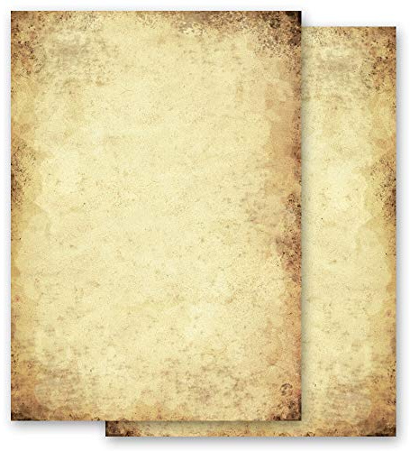 Motif Letter Paper! Antique & History Old Paper 100 Sheets DIN A6 - Paper-Media
