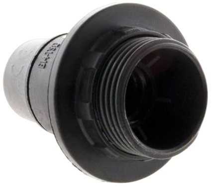 Douille E14 simple bague - noir - Zenitech