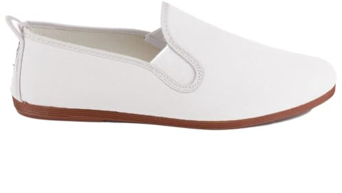 javer - Women's Kung-FU Canvas Sneaker, white, 5 UK