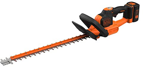 BLACK+DECKER Hedge Trimmer, 36V 55cm 22mm Gap Saw Blade (2Ah Loaded)