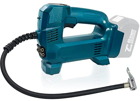TPDL Tire Inflator Air Compressor Compatible with Makita 18V Battery, 150PSI Cordless Car Tire Pump with Digital Pressure Gauge for Car Tire Motorcycles Bike Sport Ball Auto