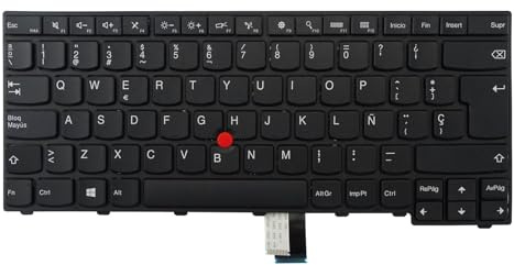 Teclado de repuesto sin retroiluminación para Lenovo Thinkpad T440 T440S T440P T450 T450S T460 T431s L440 L450 L460 L470 (español/español, sin retroiluminación)