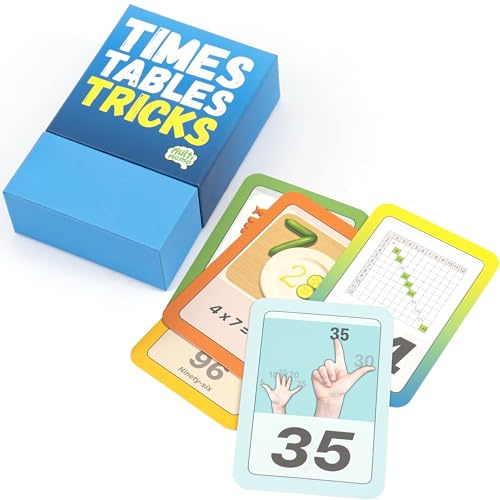 Multi-Memo Trucos de Times Tables - Divertidas tarjetas flash de multiplicación para niños de 6 a 13 años | Consejos, ayudas visuales y estrategias | Aprende tablas de multiplicación rápidamente |