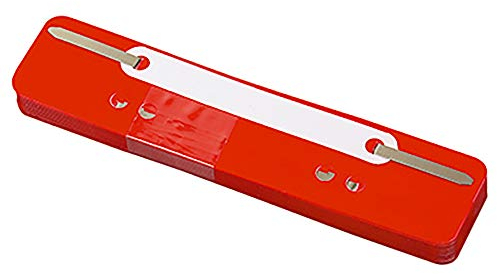 Soennecken Heftstreifen 3170 kurz Kunststoffdeckl. rt 25 St./Pack.