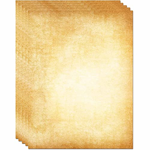 50 Stationery Vintage Antique Design Printing/Writing Papers 8.5 x 11 in, Letter Writting Paper, Decorative Printer Paper for Invitation, Letter, Resume, Award, Diploma, Art, Craft, Certificate(A)