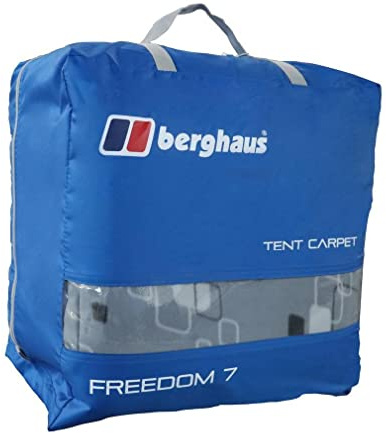Berghaus Freedom 7 Triple Layered Insulating Tent Carpet, Luxuriously Soft Tent Carpet, Camping Equipment, Grey, One Size