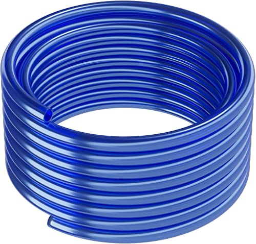 ARKA Tuyau PVC - 9/12 mm, 10 m, bleu- Tuyau flexible durable pour de multiples applications, idéal pour une circulation fiable de l'eau et de l'air dans les aquariums et les bassins.