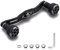 HEIGHTEN Angelrollengriff für Shimano, Daiwa, Abu Garcia, Penn, Kastking, Lew's Baitcast-Rolle, Carbon-Griff, TPE-Knauf (110 mm x 24 mm, Schwarz und Silber)
