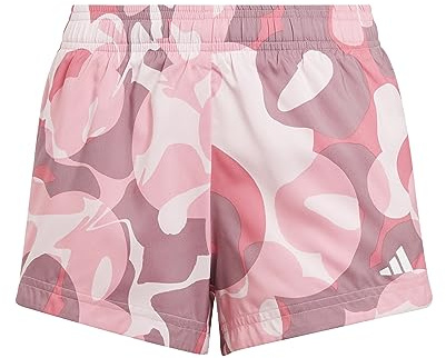 adidas Niñas Essentials AEROREADY Seasonal Print Shorts Kids, Wonder Orchid/Pink Fusion/Bliss Pink/Clear Pink, 14-15 Years