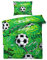 ZDABAOEC Fussball Bettwäsche 135x200 Kinder Jungen, Weiche Microfaser Kinderbettwäsche 2er Set - 1 Bettbezug + 1 Kissenbezug 80x80, mit Reißverschluss, Wende Motiv