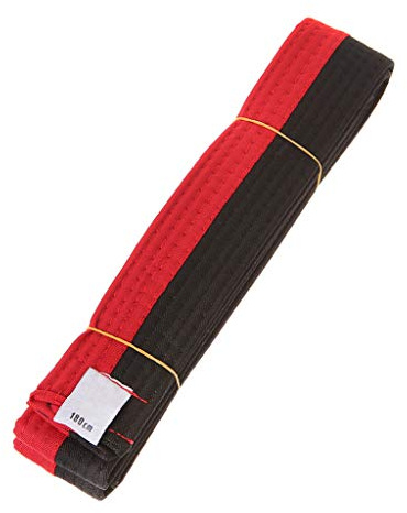 BELOWSYALER Belt for Martial Arts Stripe Sports Belt Grading Belts Karate Belt 180cm/280cm for Adults Children Kids Taekwondo, Judo, Combat Sports